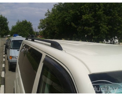 Рейлинги "Новый Стиль" (черные) для Volkswagen T6